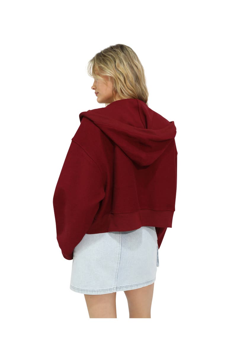 Fireside Cropped Utility Zip Jacket, Alternate, color, Red Overflow