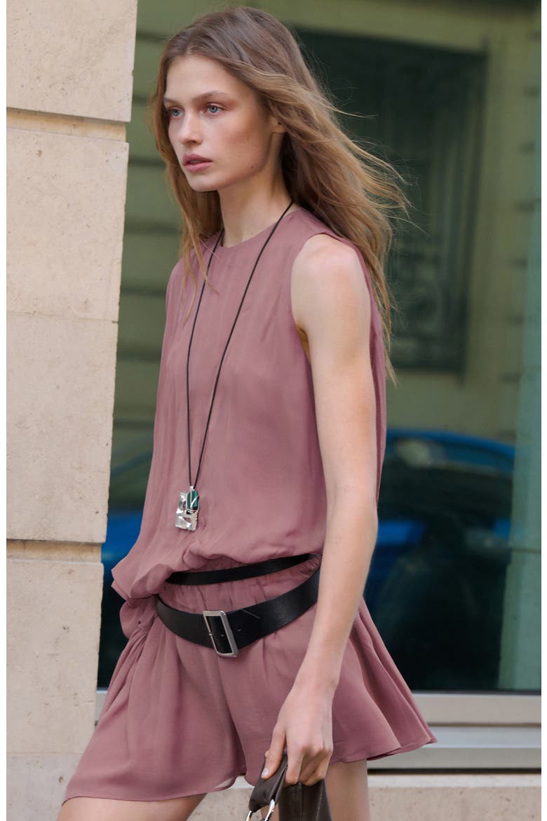 Grace One-Shoulder Minidress, Alternate, color, PALE PINK