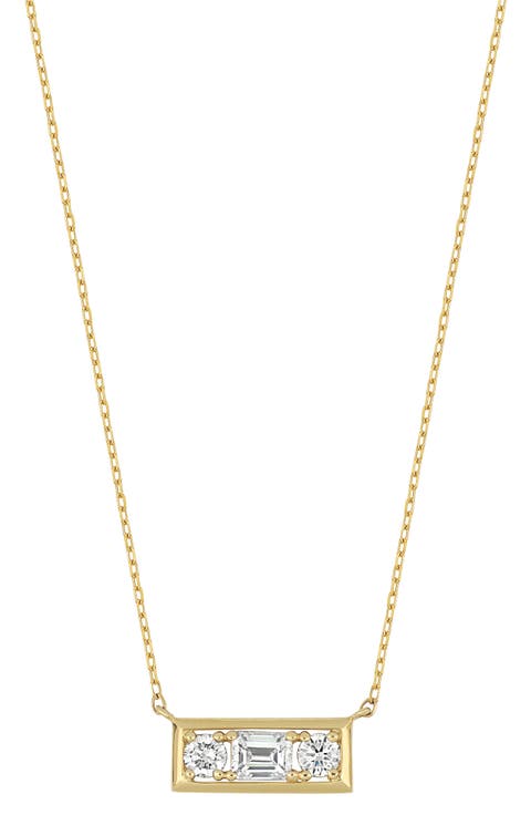 Maya 18K Yellow Gold Diamond Pendant Necklace