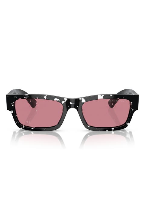 56mm Rectangular Sunglasses