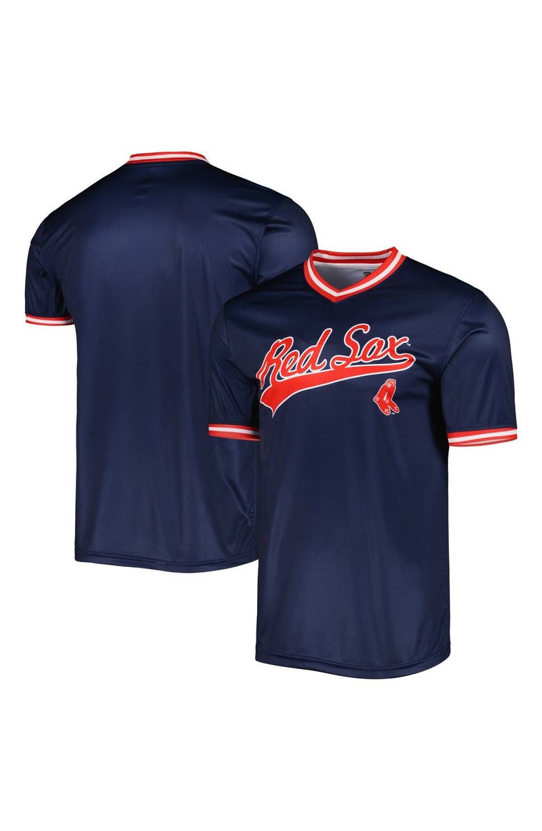 STITCHES Men's Stitches Navy Boston Red Sox Cooperstown Collection Team Jersey, Main, color,