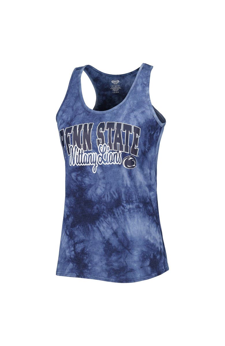 CONCEPTS SPORT Women's Concepts Sport Navy Penn State Nittany Lions Billboard Tie-Dye Tank and Shorts Sleep Set, Alternate, color, 