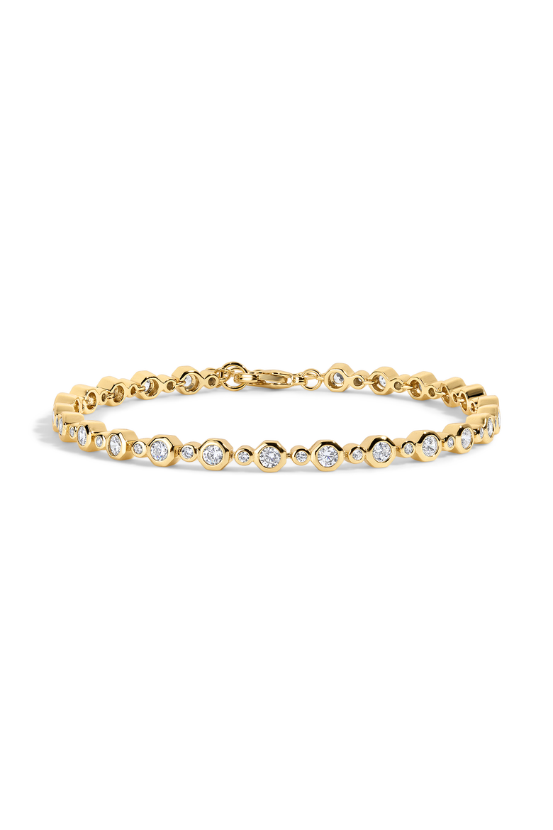 Trust Fund Tennis Bracelet, Main, color, Yellow Gold