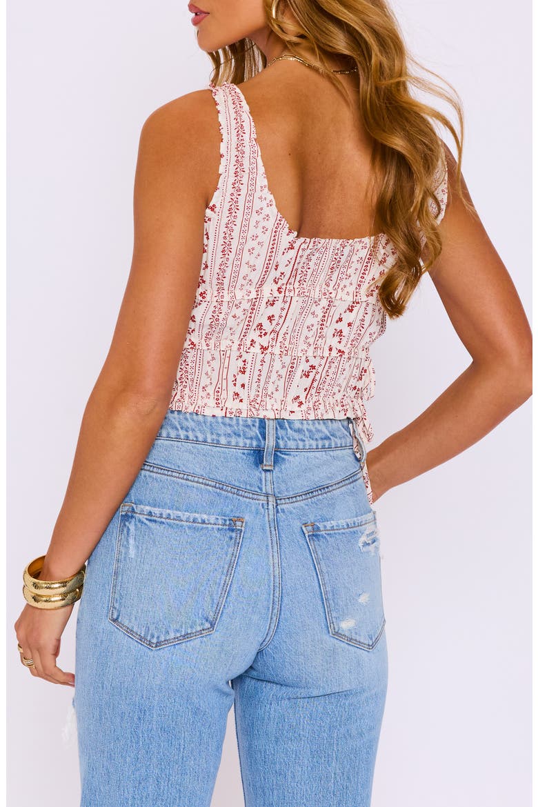Ainsley Mixed Print Crop Tank, Alternate, color, IVORY/ RED