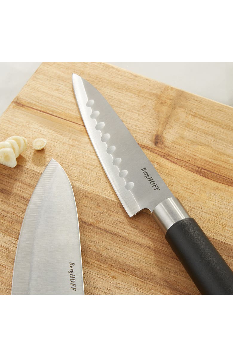 BergHOFF DiNA Codon 3-Piece Santoku Knife Set, Alternate, color, Black