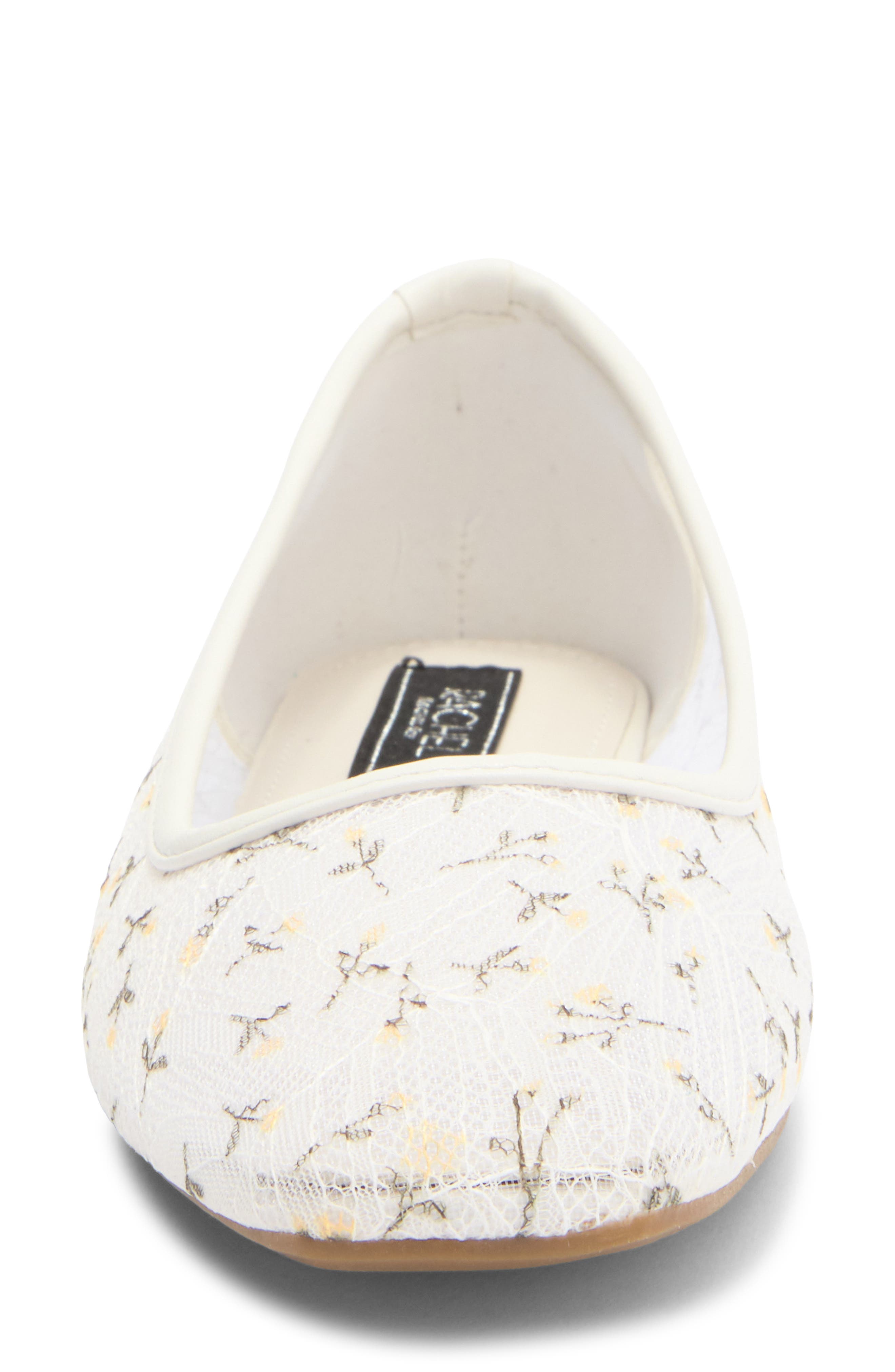 RACHEL Rachel Roy Sheer Mesh Flat, Alternate, color, 