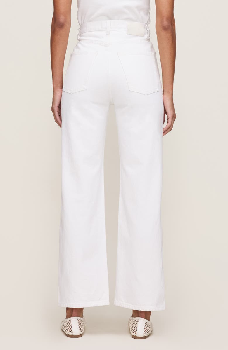 DL1961 Karmine Refined SculptSystem High Waist Wide Leg Jeans, Alternate, color, White