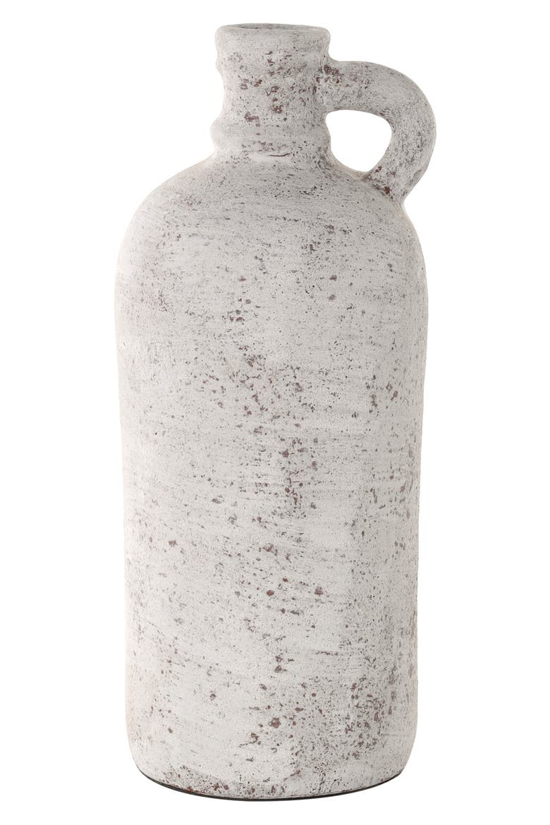 Cream Ceramic Vase, Main, color, CREAM