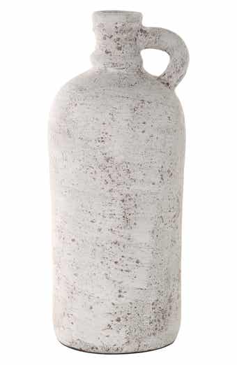 GINGER BIRCH STUDIO Cream Ceramic Vase