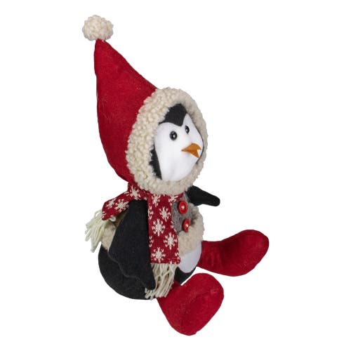 Northlight Sitting Winter Penguin Christmas Figure In Multi