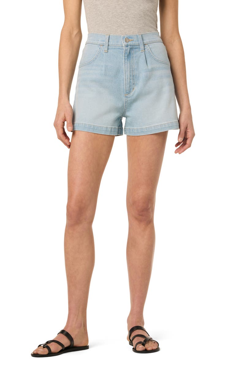 Joe's Pleated Trouser Denim Shorts, Main, color,