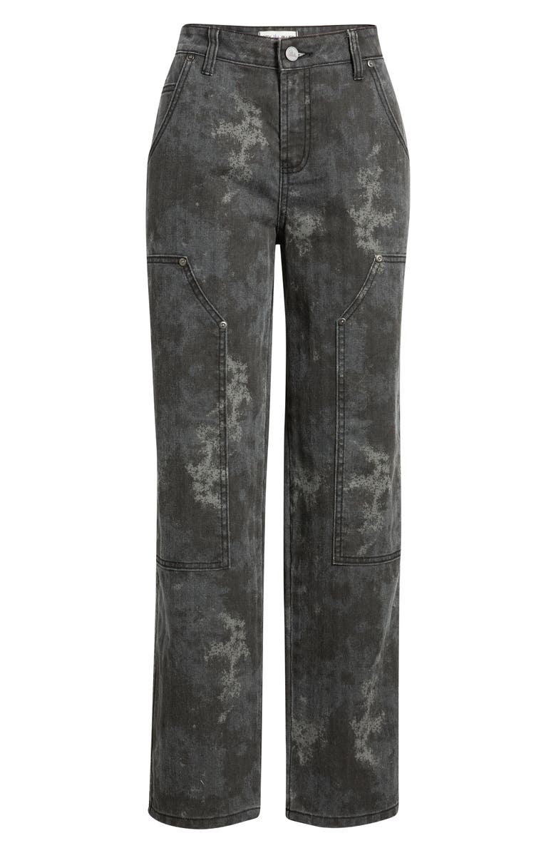 CITY BLUES Straight Leg Carpenter Jeans, Alternate, color, Dark Gray