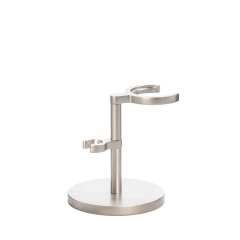Rocca Series Matte Stainless Steel Shaving Set Stand