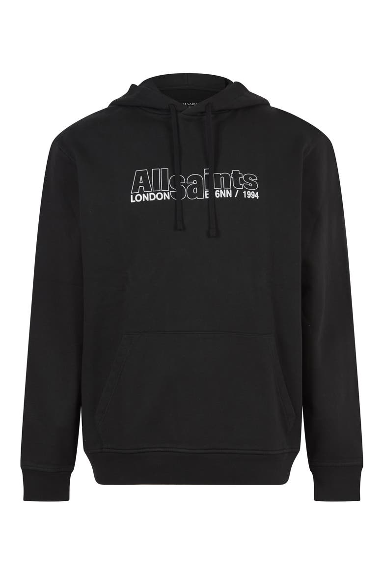 Men's Hollowpoint Graphic Hoodie, Alternate, color, JET BLACK