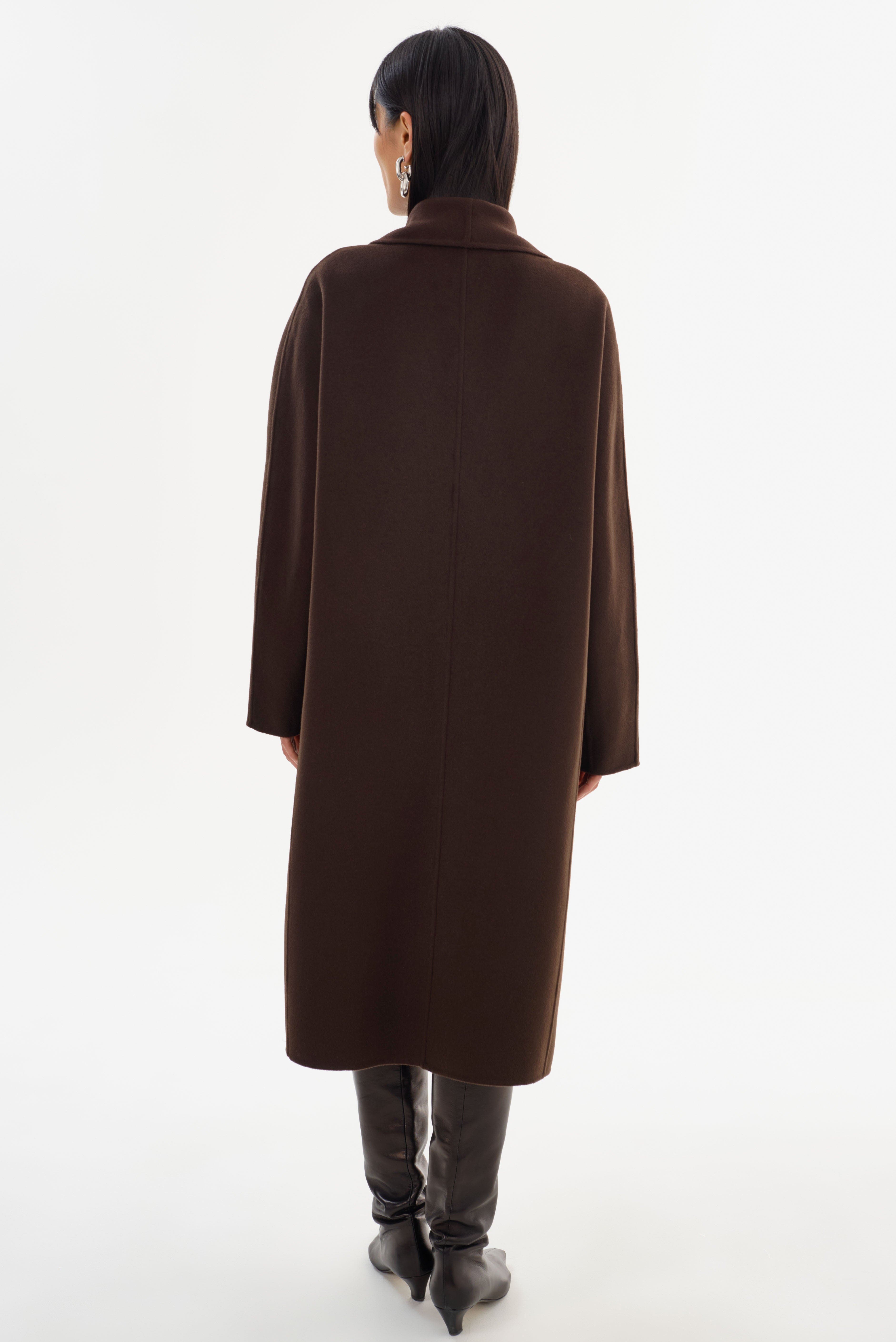 LAMARQUE THARA | Shawl Collar Wool Coat (Women) | Nordstrom