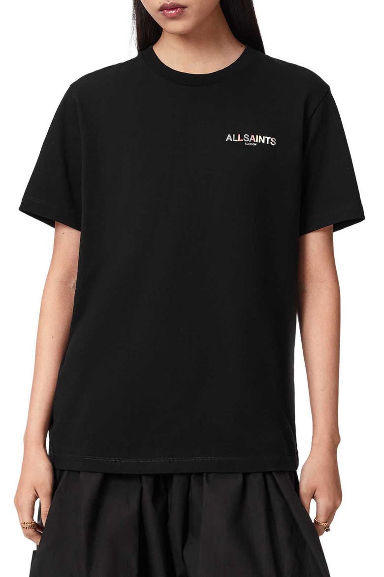 Blaze Cotton Graphic T-Shirt, Main, color, BLACK