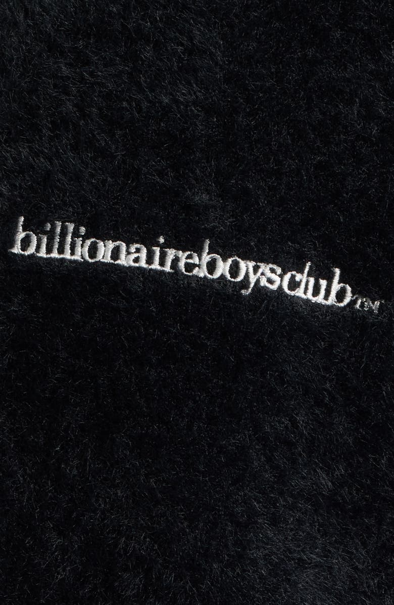 Billionaire Boys Club BB Fuzz Zip Hoodie, Alternate, color, Black