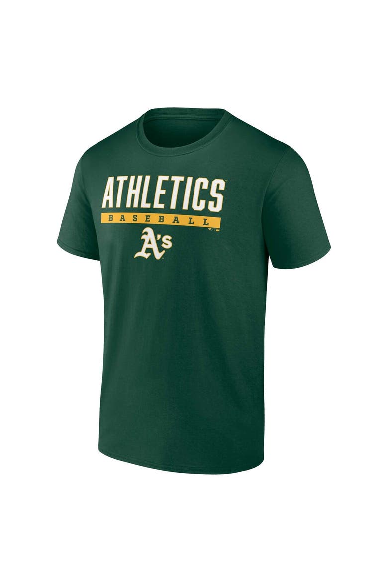 Men's Fanatics Branded Green Oakland Athletics Power Hit T-Shirt, Alternate, color, Green