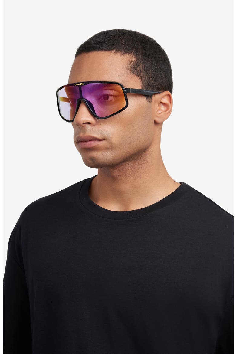 Festival 99mm Oversize Shield Sunglasses, Alternate, color, 0807-TE