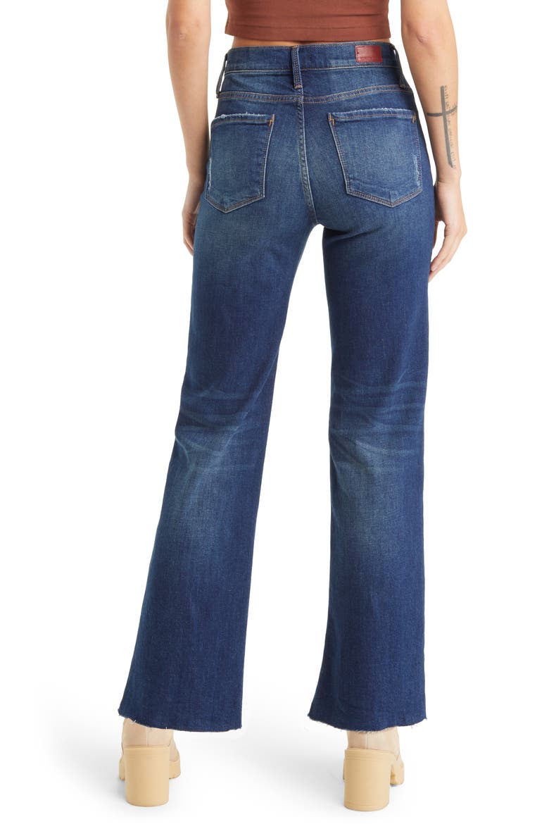 James High Waist Wide Leg Jeans, Alternate, color, DARK RIMINI