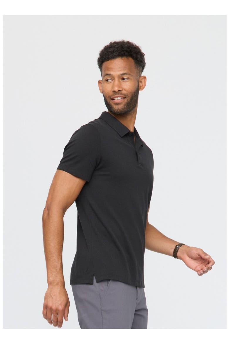 Air Flow Pique Polo, Alternate, color, Black