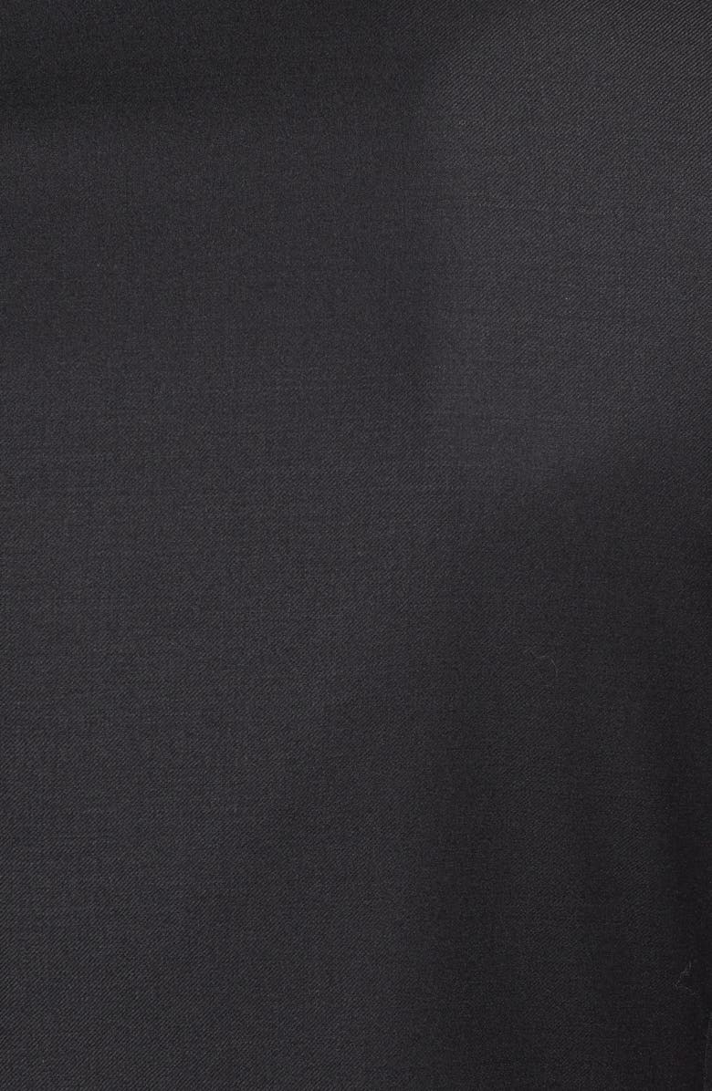 Hart Schaffner Marx Chicago Classic Fit Black Wool Suit, Alternate, color, 