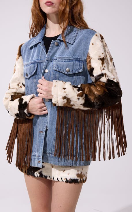 Lila Fringe Jacket