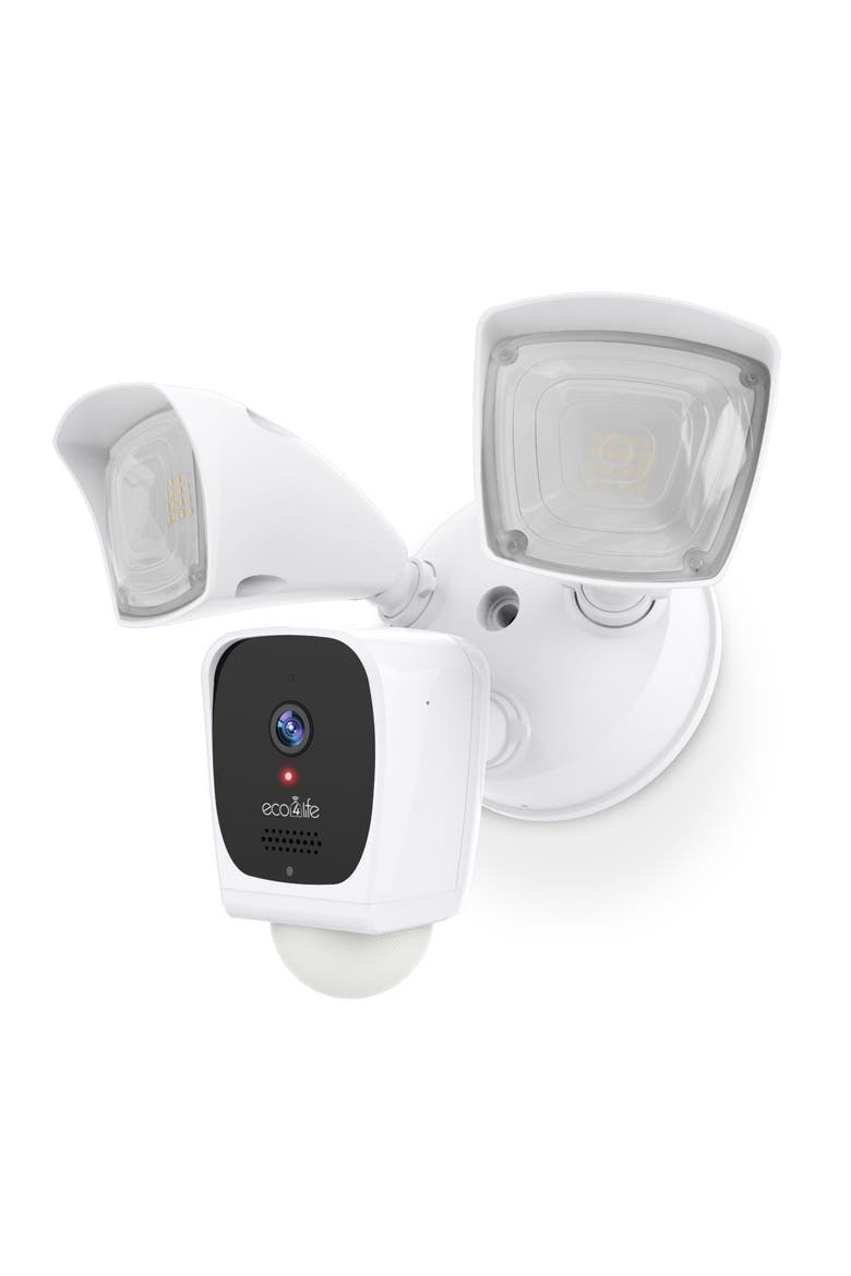 2K HD WiFi Floodlight Camera, Main, color, White