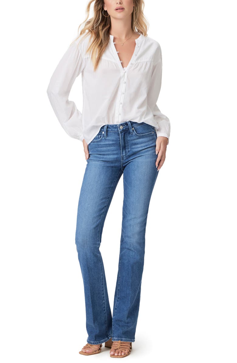 PAIGE Marline Button Front Shirt, Alternate, color, White