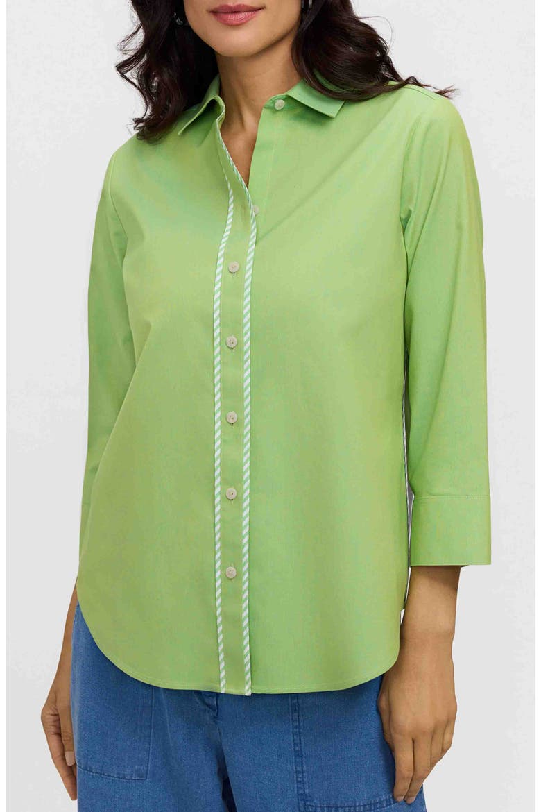 Marni Trim Shirt, Main, color, MOJITO GREEN