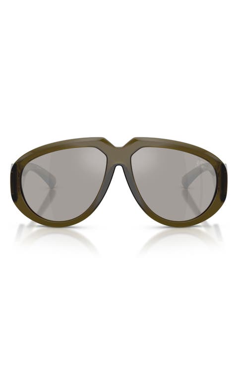 58mm Pilot Sunglasses