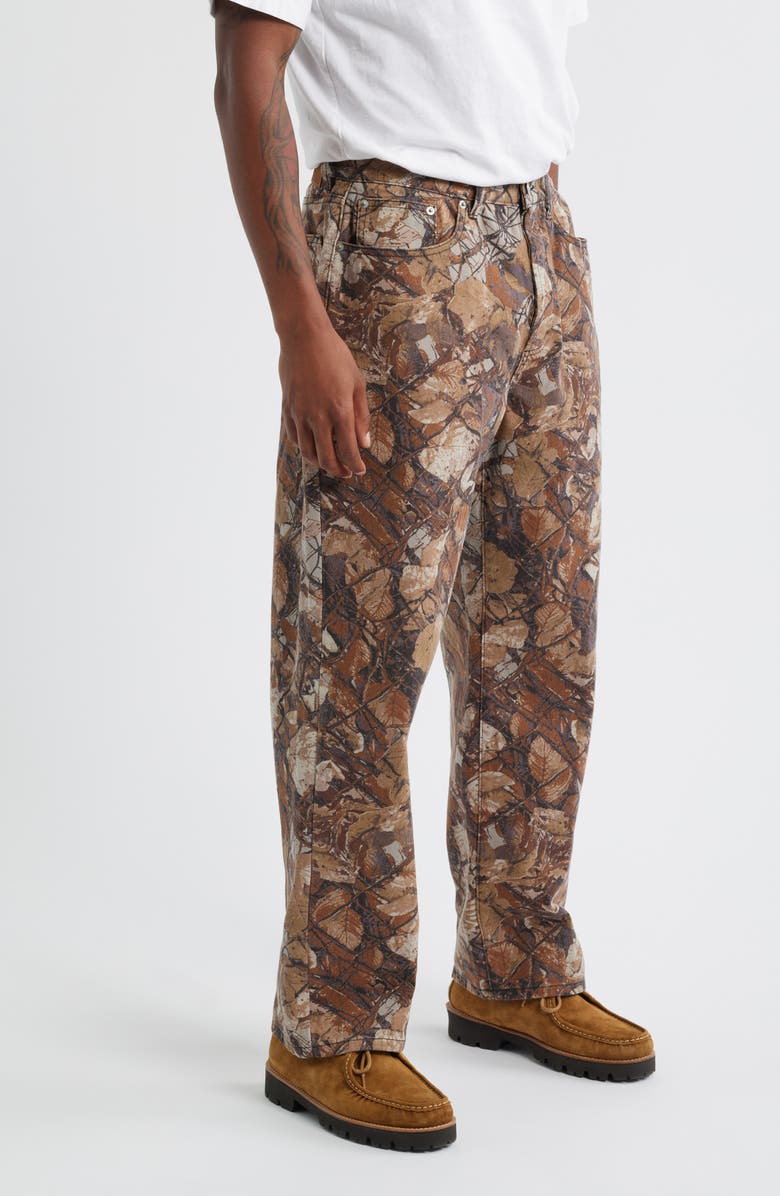 Obey Classic Baggy Jeans, Alternate, color, Fence Camo Multi