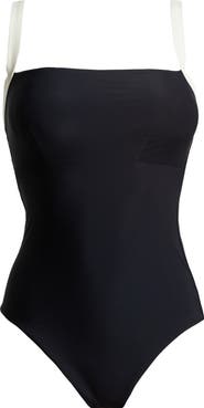 BONDI BORN Hana Colorblock One-Piece Swimsuit