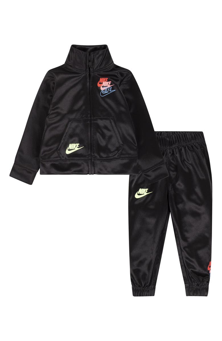 Nike Glow Time Tricot Tracksuit, Main, color, 023Black