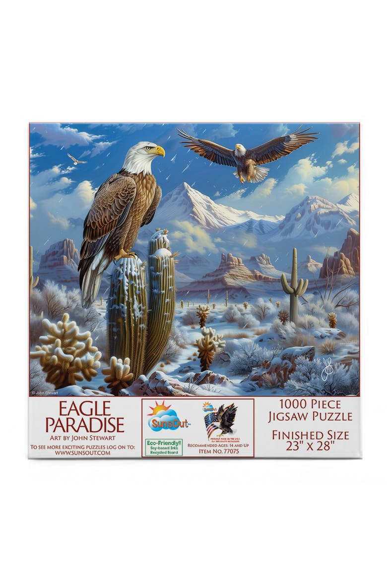 Eagle Paradise 1000 piece Jigsaw Puzzle for Adults, Alternate, color, Multicolor