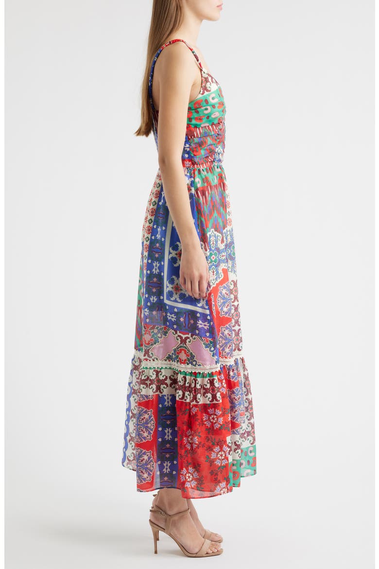 Dawn Maxi Dress, Alternate, color, RED MULTI