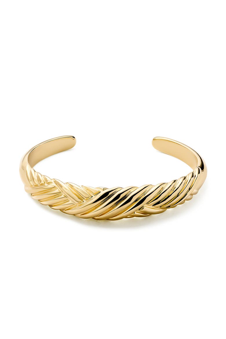 Gold Cuff Bracelet - Kamilla, Main, color, Gold