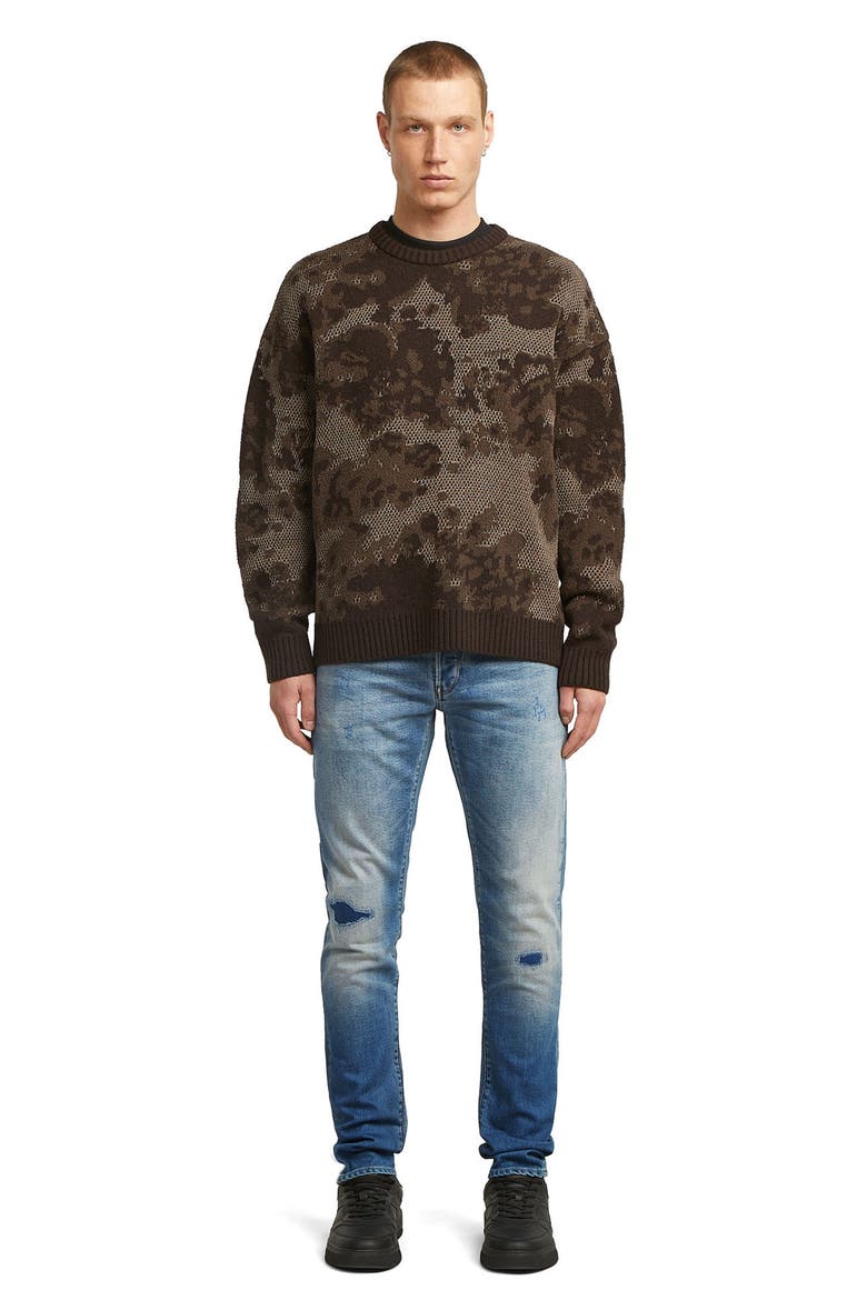 3301 Slim Fit Jeans, Alternate, color, FADED NEW MOON RESTORED