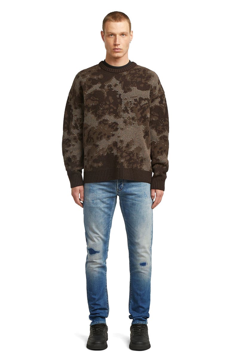 G-STAR 3301 Slim Fit Jeans, Alternate, color, Faded New Moon Restored