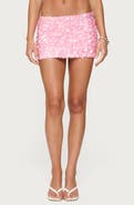 EDIKTED Evelina Sequin Miniskirt