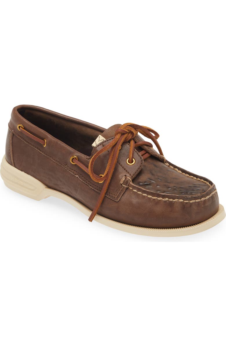 VISVIM Americana Folk Deck Shoe, Main, color,
