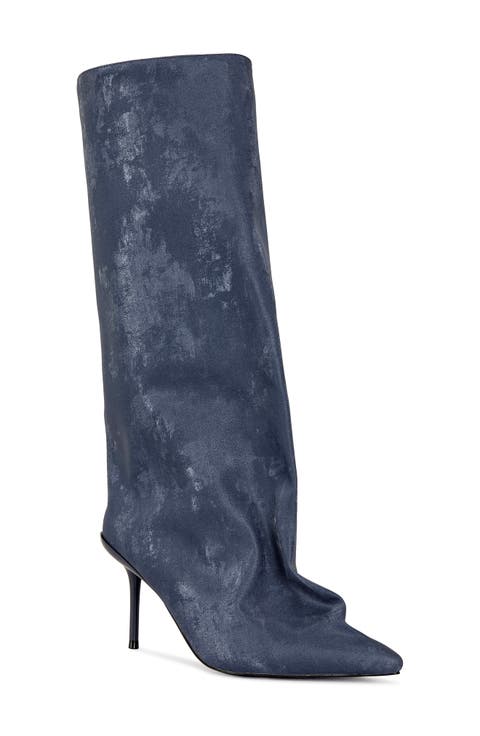 Couture Crazy Pointy Toe Knee High Boot (Women)