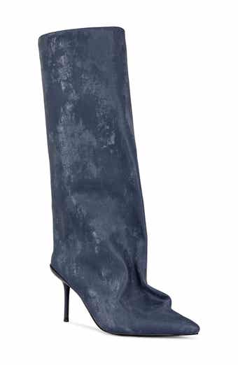 Couture Crazy Pointy Toe Knee High Boot