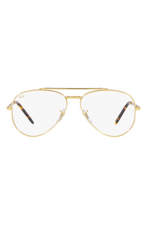 55mm Pilot Aviator Optical Glasses