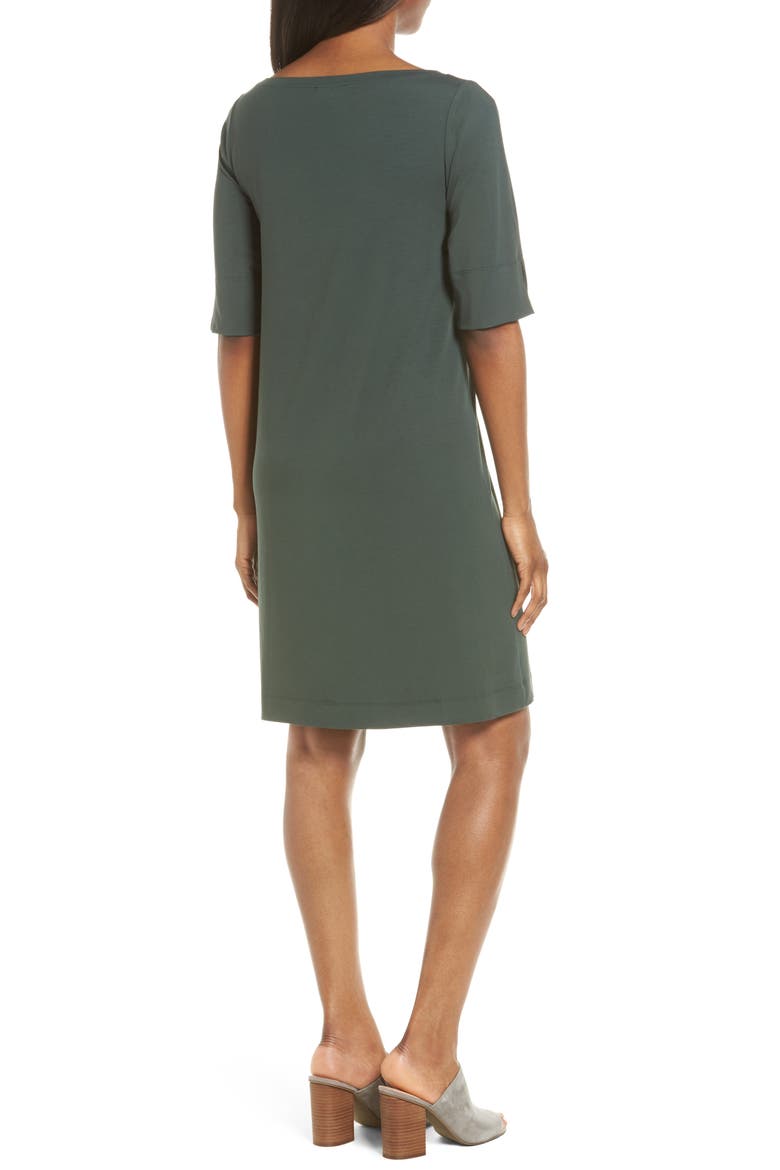 Jersey Shift Dress, Alternate, color, BALSAM