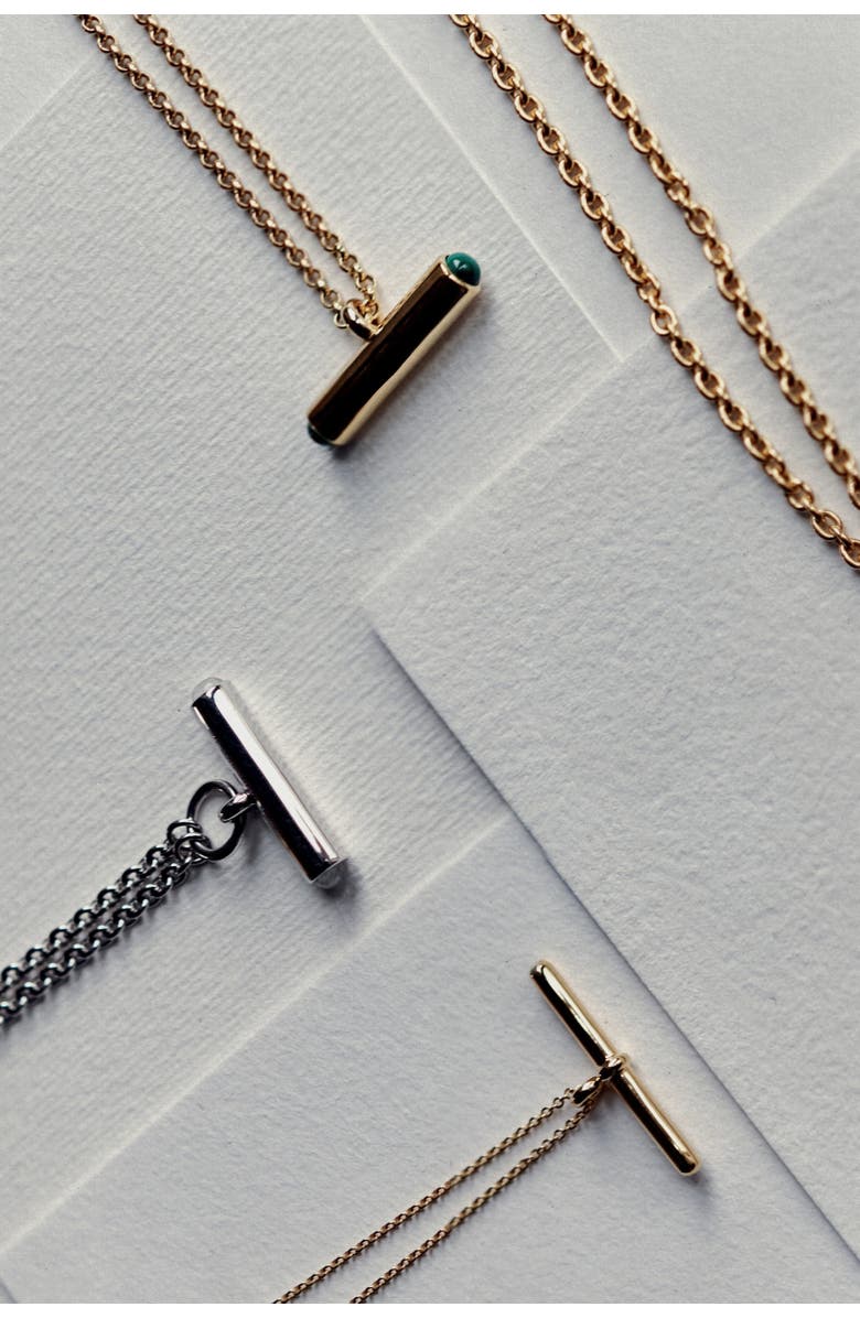 Otiumberg 14kt Gold Vermeil Vestige Toggle Necklace, Alternate, color, Yellow Toned Gold