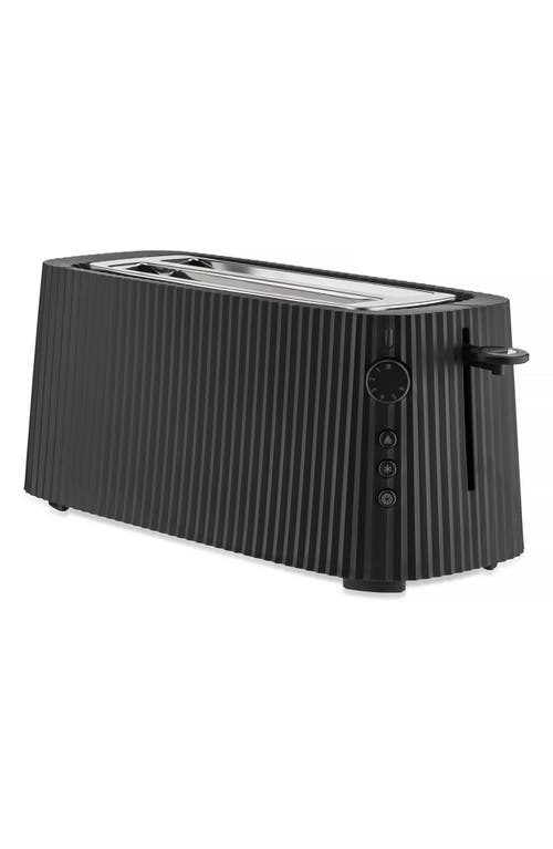 Alessi Plissé Toaster In Black