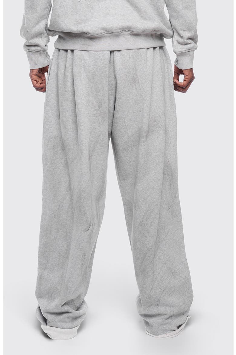 RL Touring Crew Distressed Sweatpants, Alternate, color, HEATHER GRAY