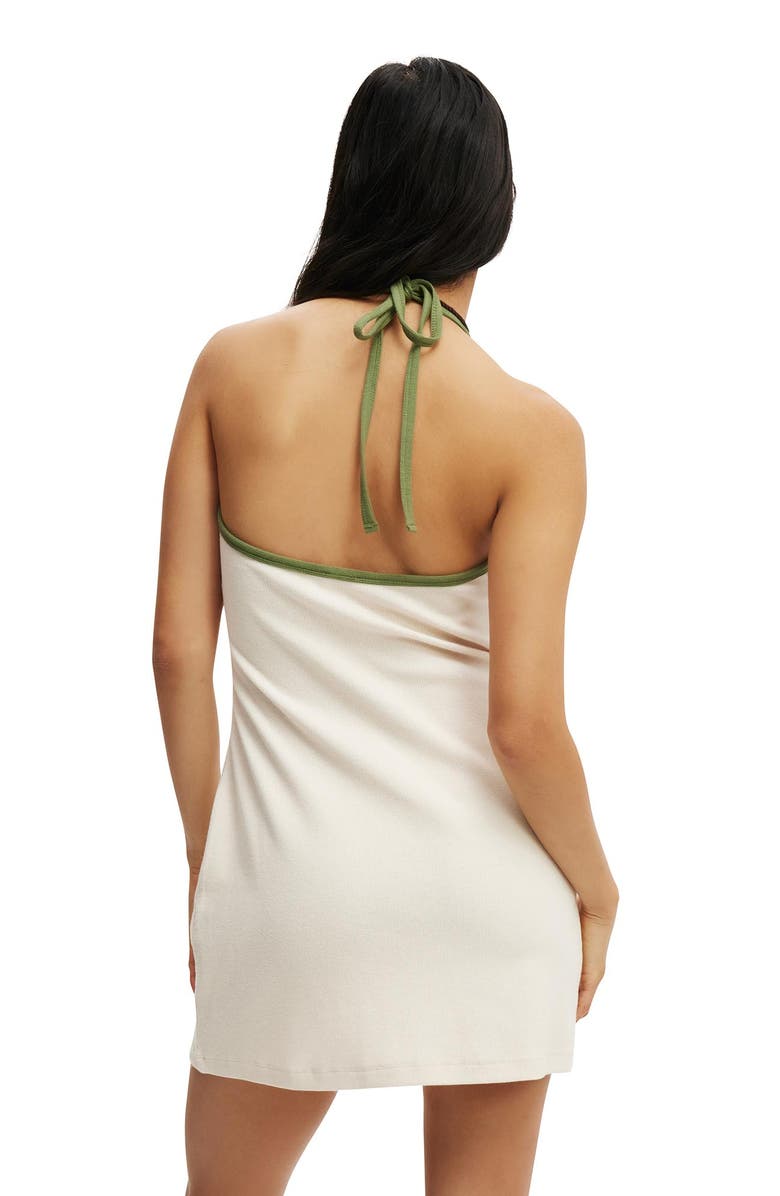 Cotton On Women's Halter Scoop Mini Dress, Alternate, color,