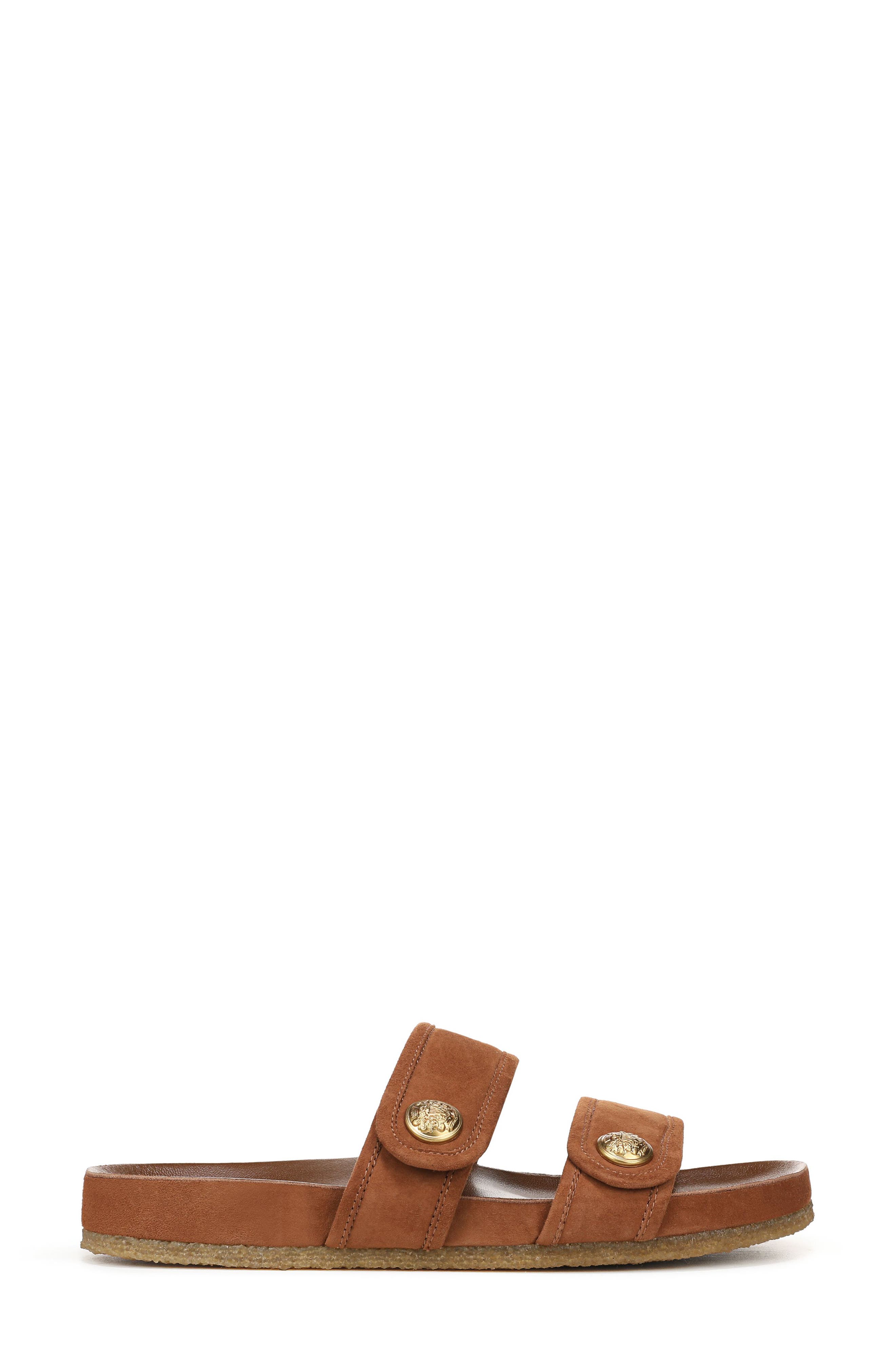 Percey Slide Sandal, Alternate, color, HAZELWOOD